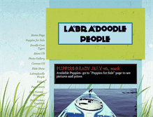 Tablet Screenshot of labradoodlepeople.com